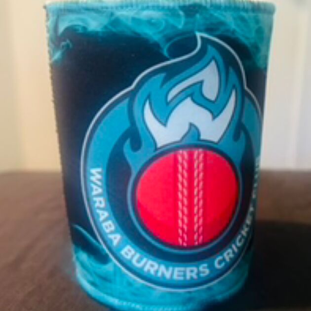 Stubby Cooler - Cricket Club Logo